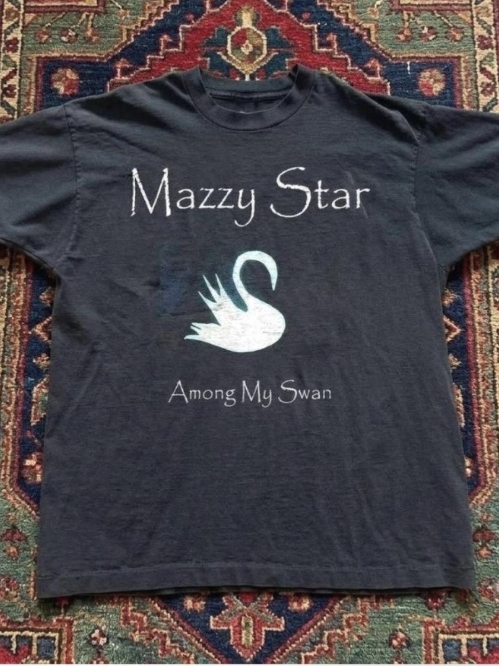 Gildan Black Mazzy Star 'Among My Swan' Graphic Tee